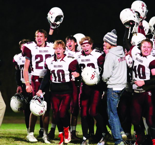 On to the playoffs: Bulldogs win against Mott-Regent, 54-50, in gripping game